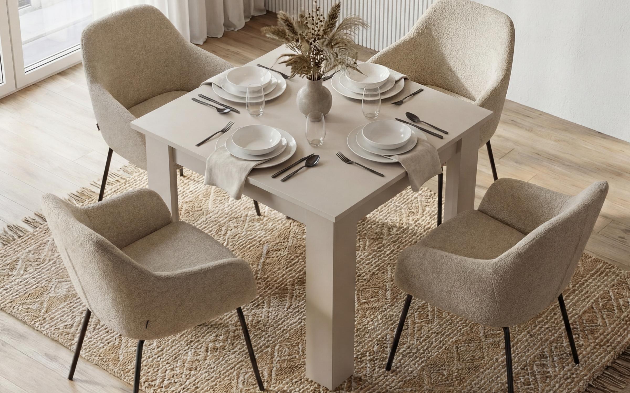 Dining table Cadence, cashmere  5